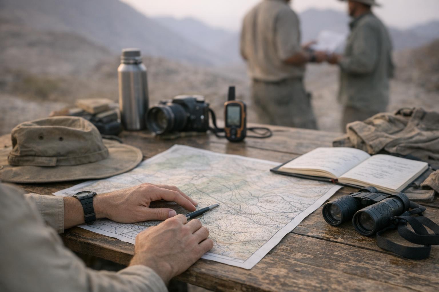 Explorers Club Middle East members conducting marine research in the Red Sea
