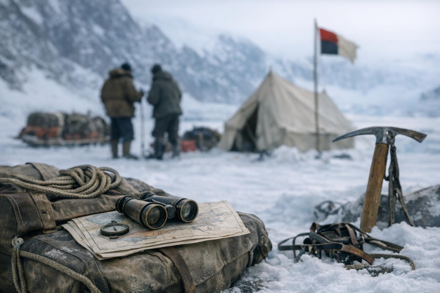 Field expedition team preparing for a mission under the explorers club dubai banner