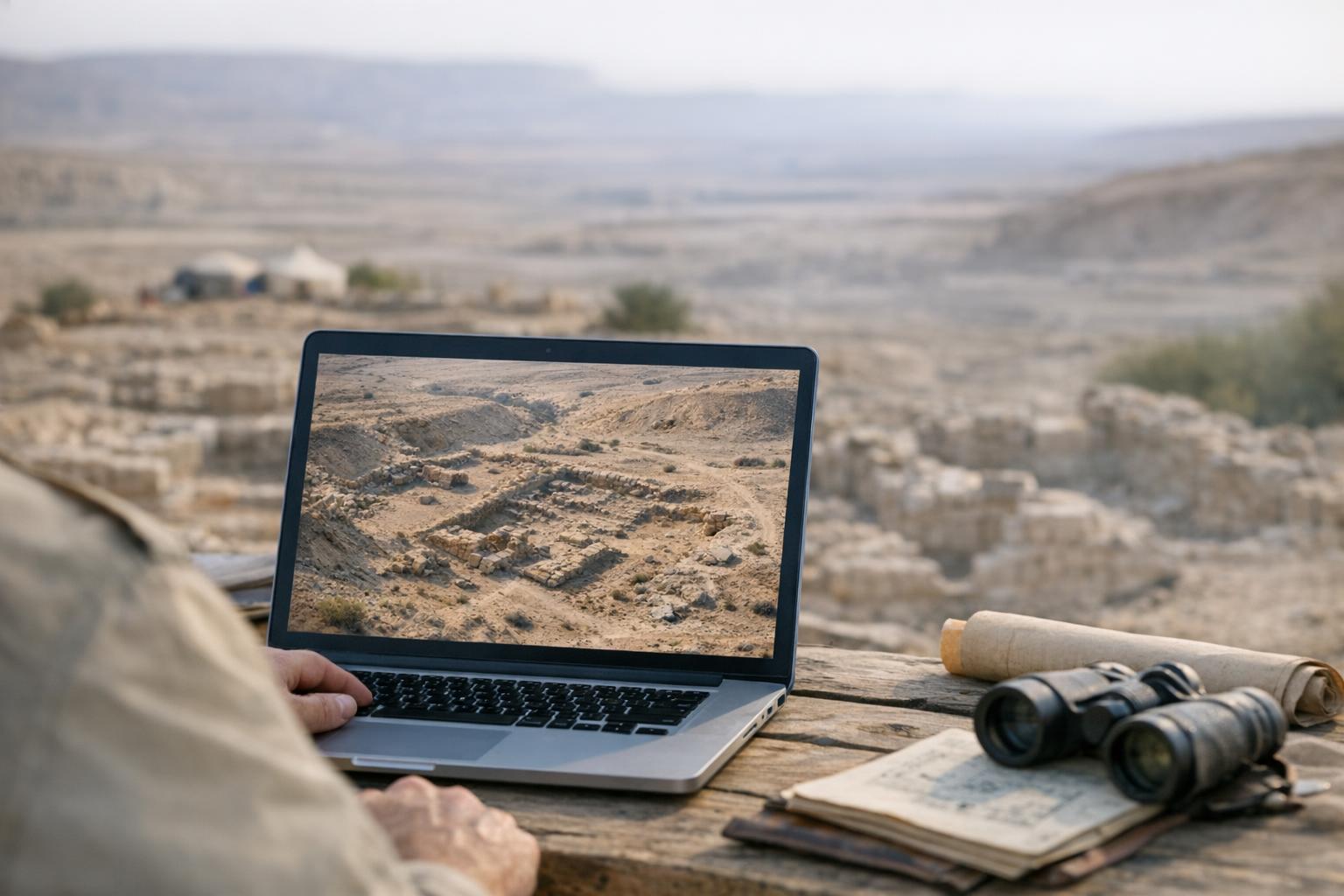 Field archaeologists using satellite data to explore ancient Middle Eastern sites